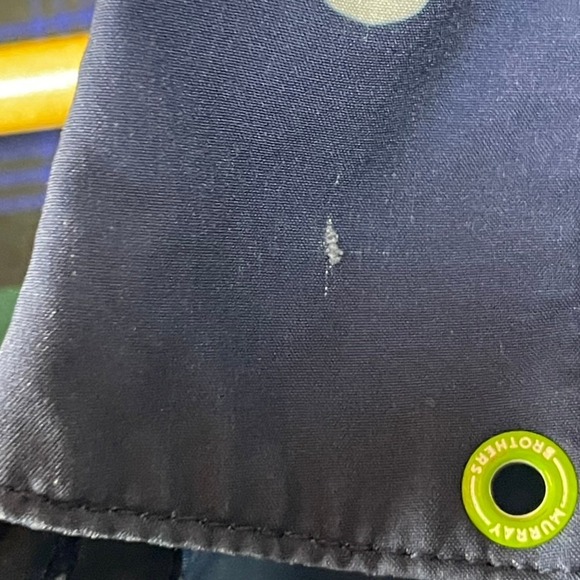 William Murray Golf Men's Navy Floral Short Sleeve Button Up Shirt XLarge - Picture 3 of 13